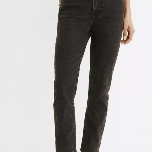 Madewell Woman’s Black Jeans The Curvy Perfect Vintage Jean Lunar Wash BNWT - Picture 4 of 13